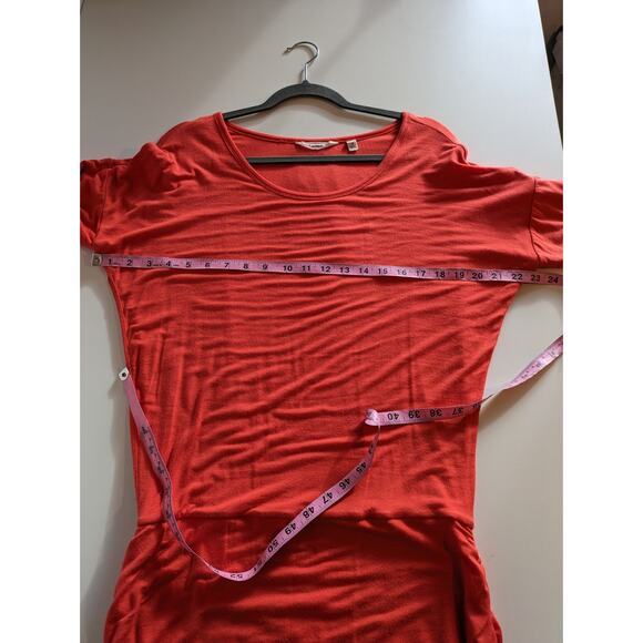Athleta Solstice Dress Ruched Wool Athletic Activewear Fire Red Outdoor Size M - Picture 12 of 14